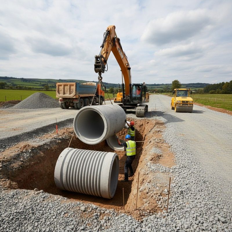 Drainage Culvert Installation in Birmingham, AL
