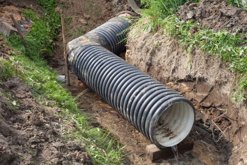 Efficient Drainage System Setup
